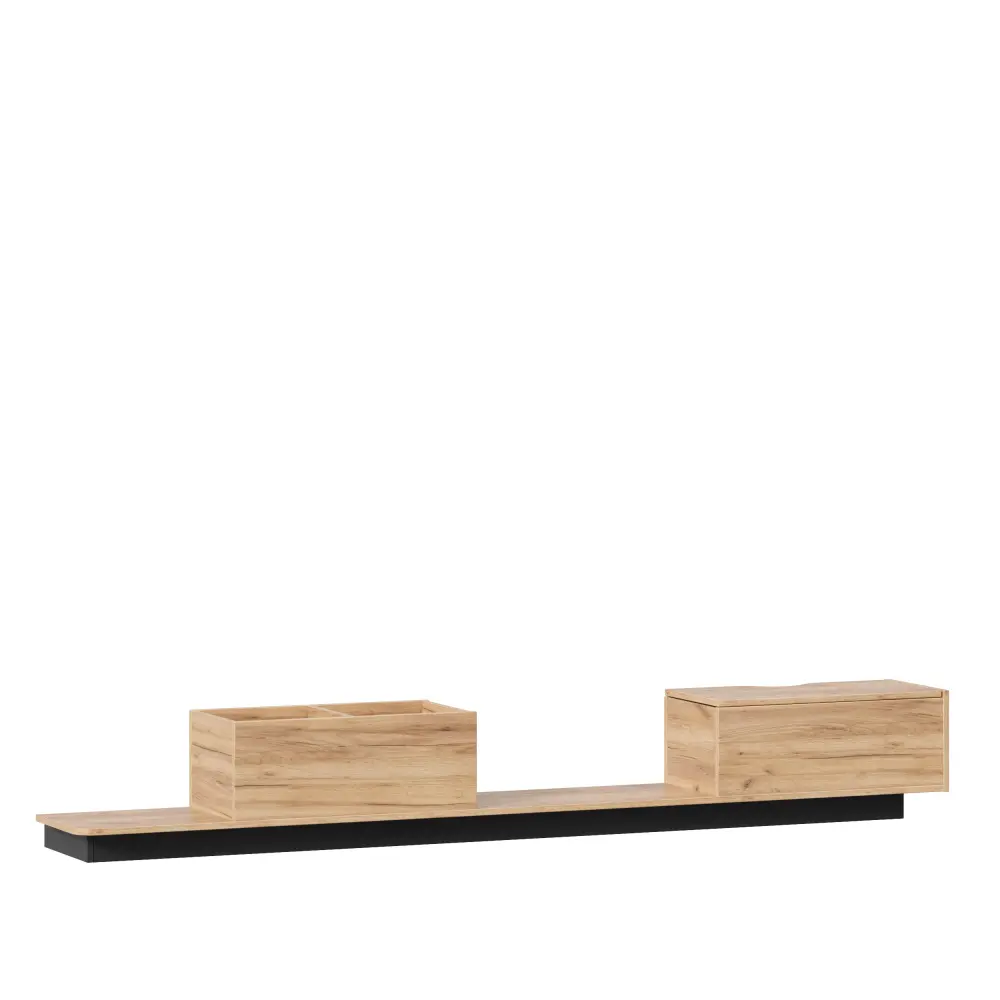 Тумба приставная Урбан (Дуб золотой/Чёрный) ЛД | Интернет магазин Масса Мебель