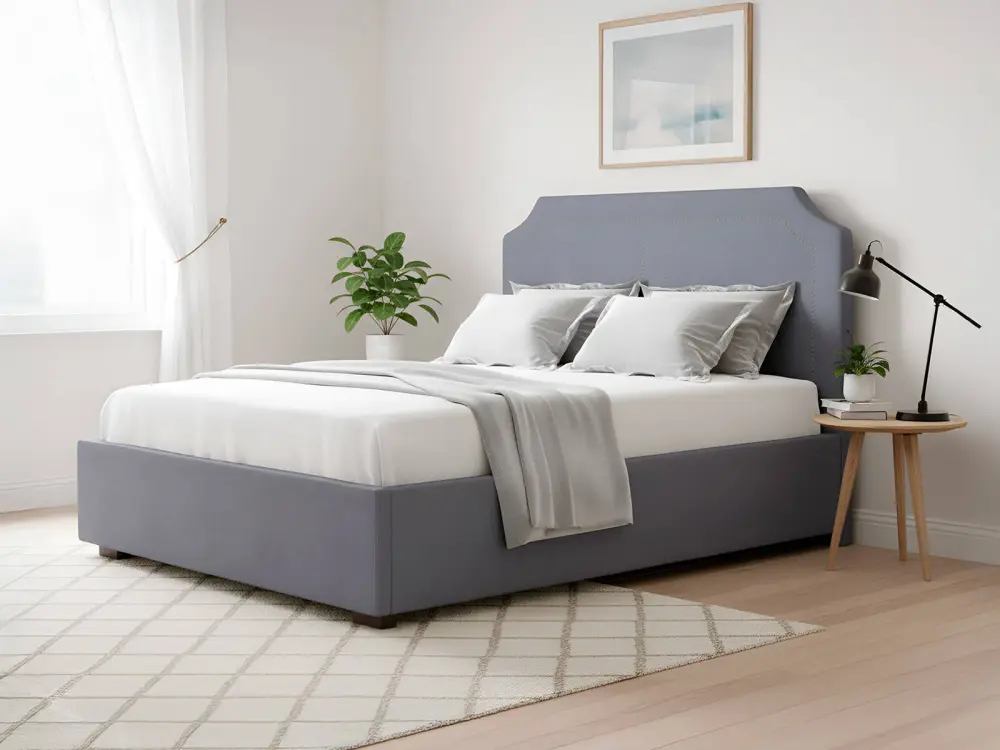 Кровать двуспальная Генуя 160х200 (Серый)