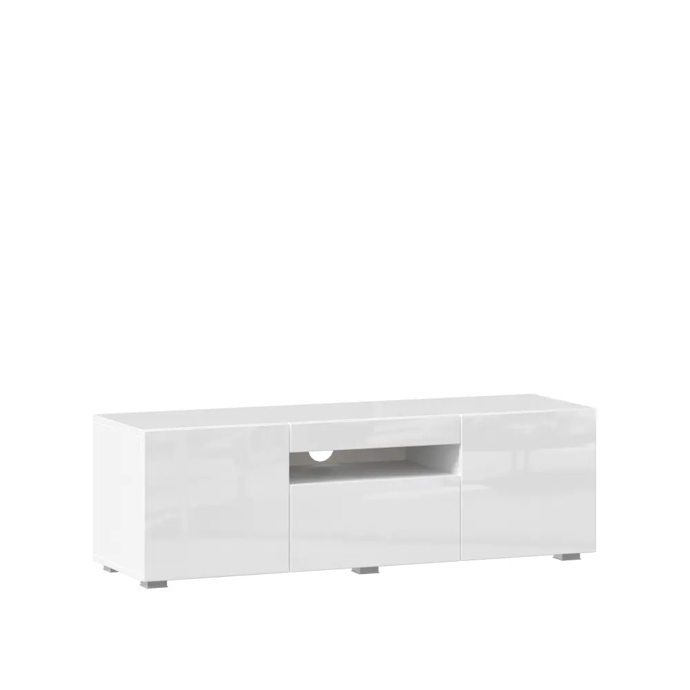 Бруклин Тумба под ТВ 1200 (Белый глянец) | Интернет магазин Масса Мебель