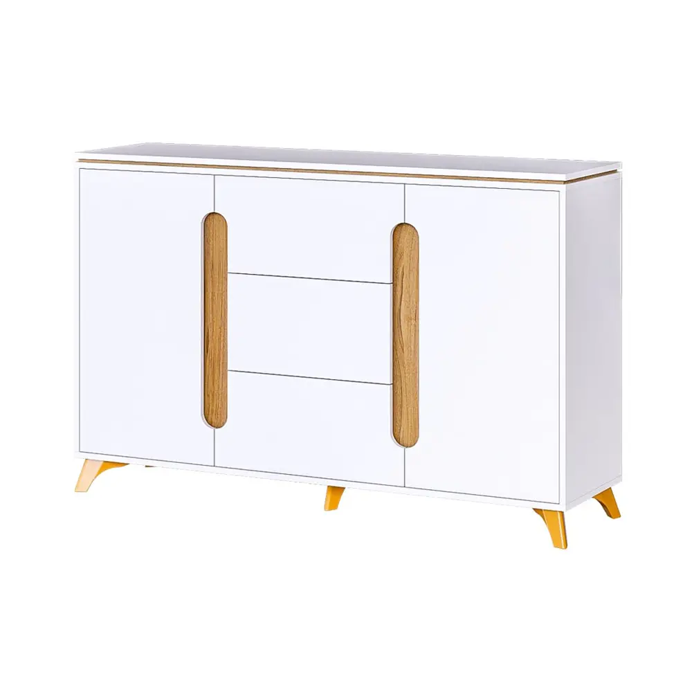 Мебель для детской Сканди Белый снег/Орех лион (CLP) | Интернет магазин Масса Мебель