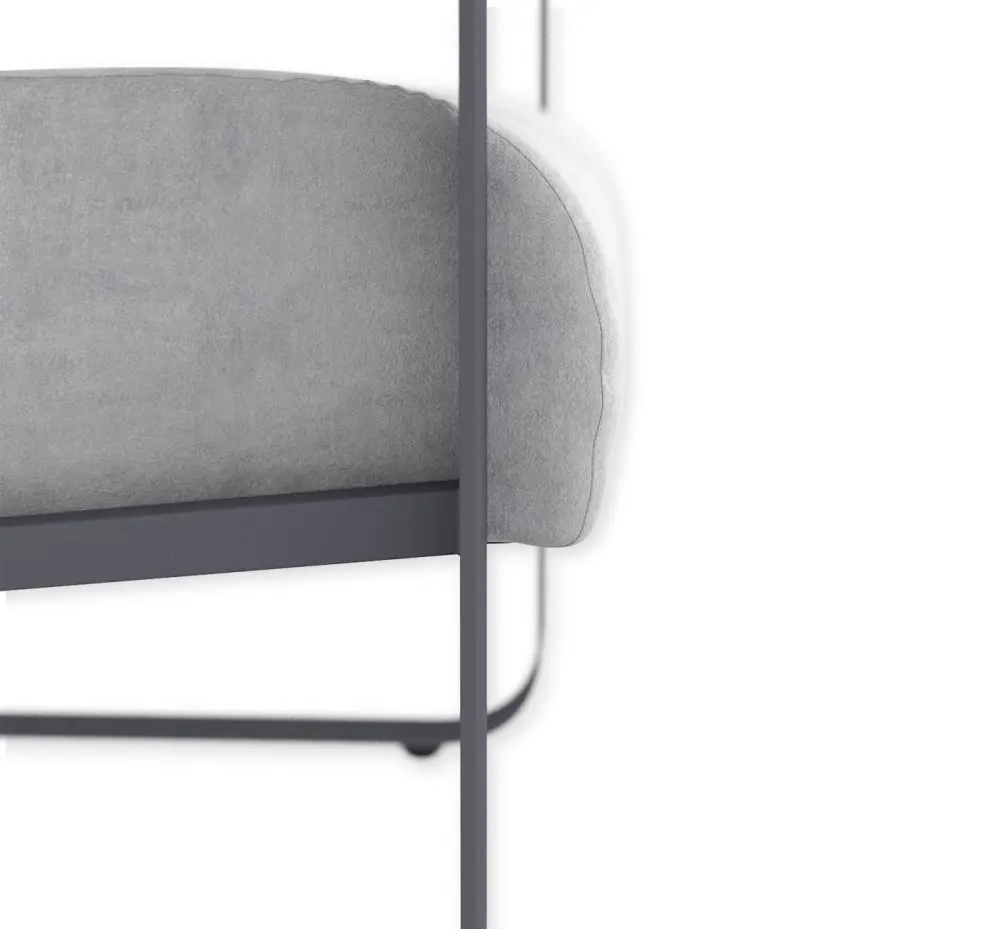 Кресло SHT-AMS1-2 серое утро/антрацит 235746 (SHF) ВЫСТАВОЧНЫЙ ОБРАЗЕЦ | Интернет магазин Масса Мебель