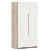Шкаф двустворчатый Стефания ЛД 413.020.000 Дуб Маувелла PR, Белый (ЛД)