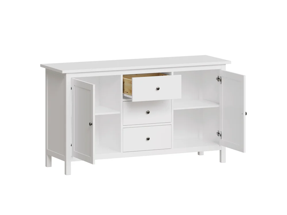 Тумба кобинированная Кантри 23 белый (GL) снято | Интернет магазин Масса Мебель