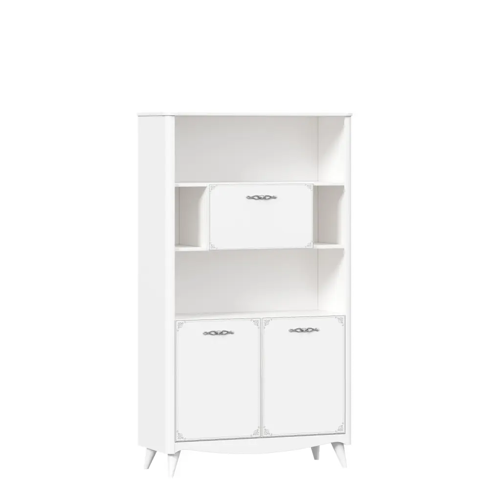 Стеллаж Элис (Белый) ЛД | Интернет магазин Масса Мебель