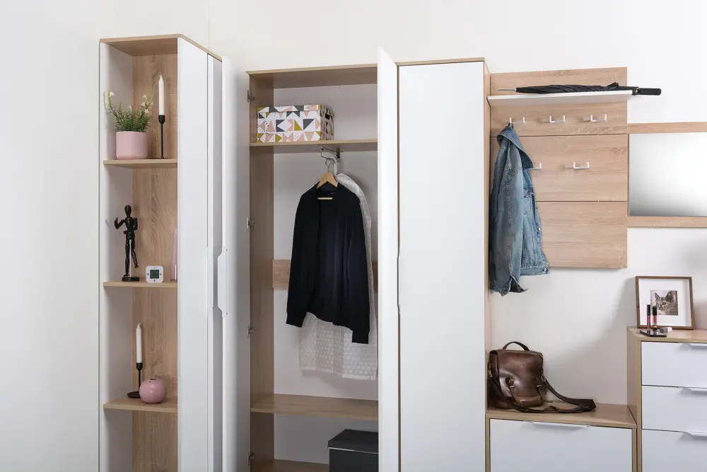 Тумба Куба 13.58 N Дуб Сонома/белый премиум (Mob) | Интернет магазин Масса Мебель