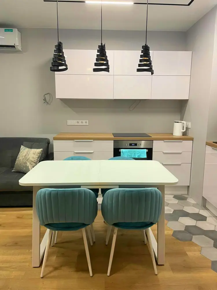 Стол раздвижной SHT-T40/130-160 белый глянцевый / белый (SHF) | Интернет магазин Масса Мебель