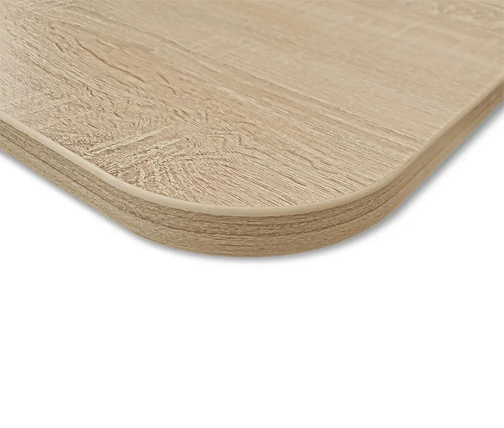 Стол обеденный квадратный SHT-ТU14/60/60 ЛДСП черный муар / золото / дуб сонома(SHF) | Интернет магазин Масса Мебель