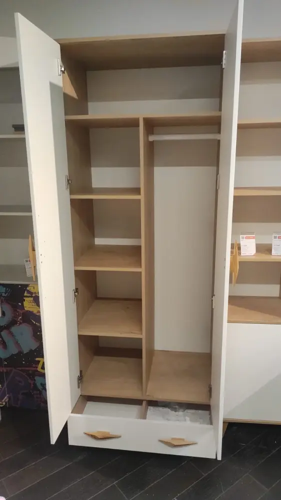 Шкаф двухстворчатый коллекция 2+2 (POP) - интернет магазин Масса Мебель