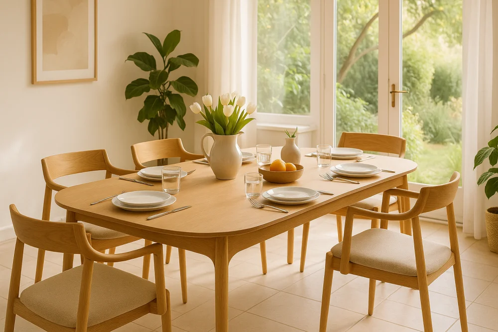 Стол обеденный большой Морена (Светлый Дуб)