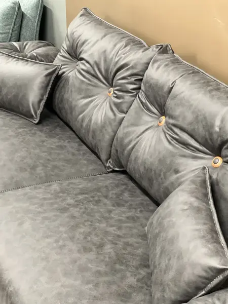 Диван прямой MONZA CASA 10 серый (Турция)