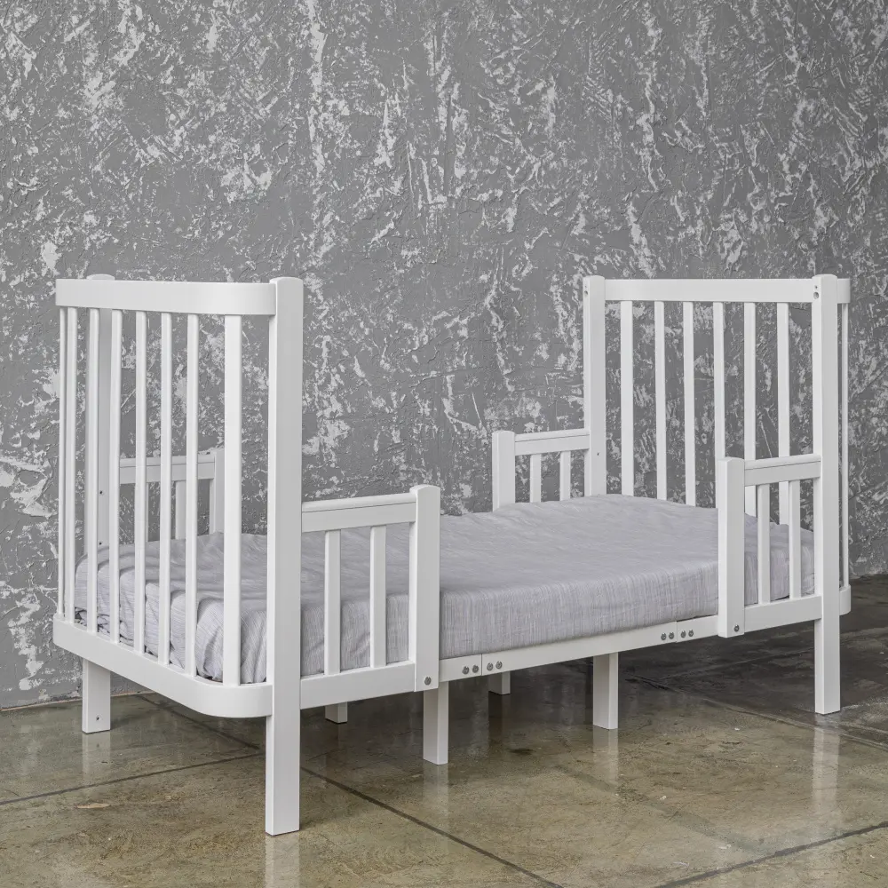 Кроватка трансформер Terra белый (ANT) | Интернет магазин Масса Мебель