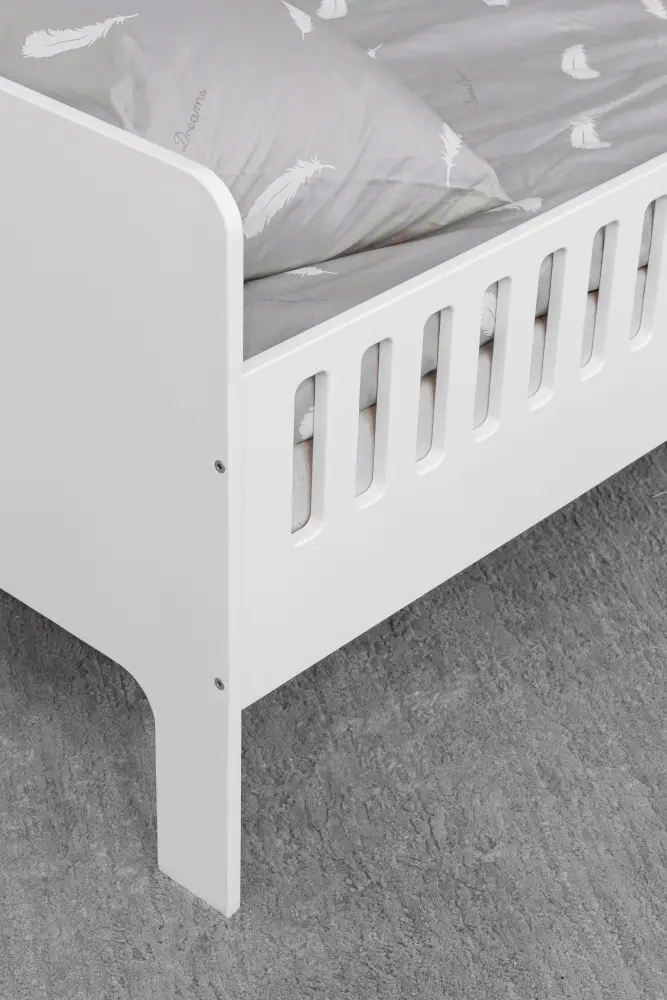 Кровать подростковая Fiora без ящиков, белый (ANT)  | Интернет магазин Масса Мебель