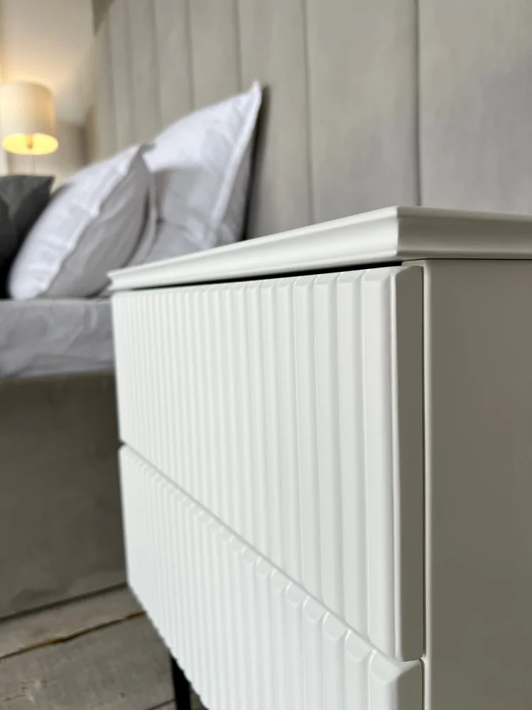 Тумба прикроватная Filippo Светло-серый (MNT) - интернет магазин Масса Мебель