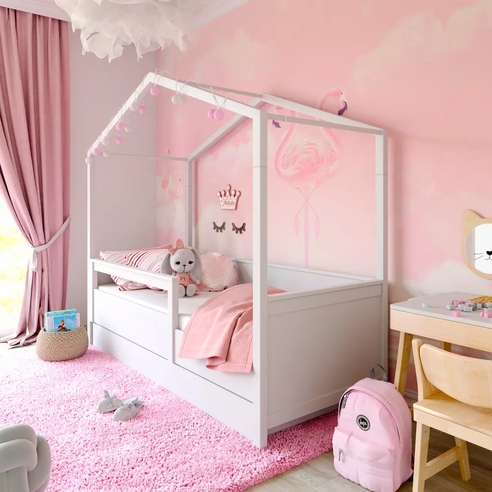 Кровать домик Литл Форест (POP) ВЫСТАВОЧНЫЙ ОБРАЗЕЦ