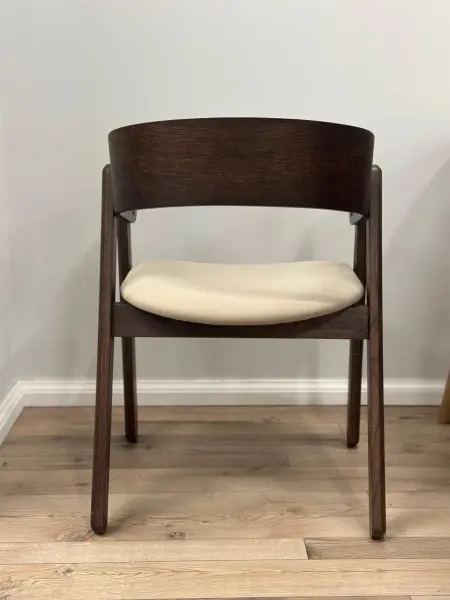 Стул Армада с обивкой сиденья крем брюле/орех бежевый (GT) Выставочный образец | Интернет магазин Масса Мебель