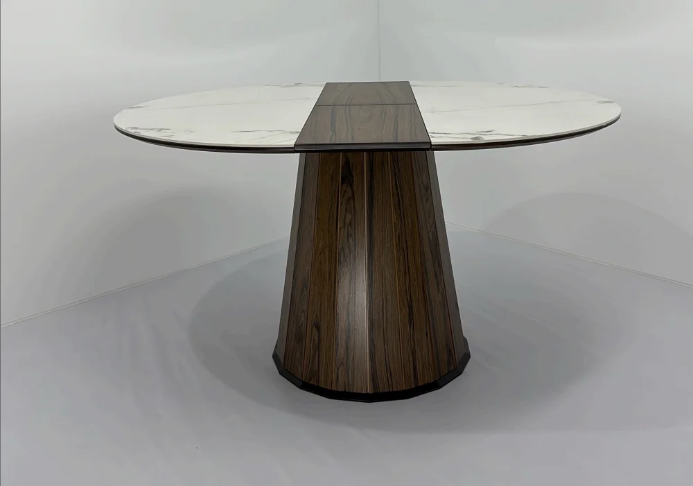 Обеденный стол ЛЕОНАРДО 1,1 керамика раздвижной (RAM) - интернет магазин Масса Мебель