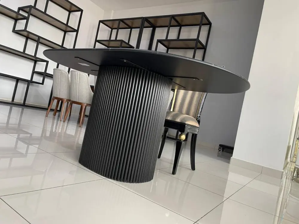 Стол обеденный Конса (Черный)