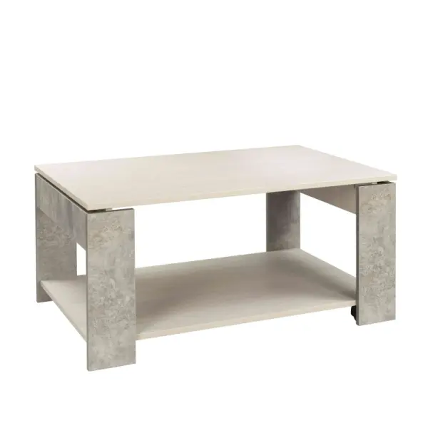 Журнальный стол № 53 с ПВХ бежевый