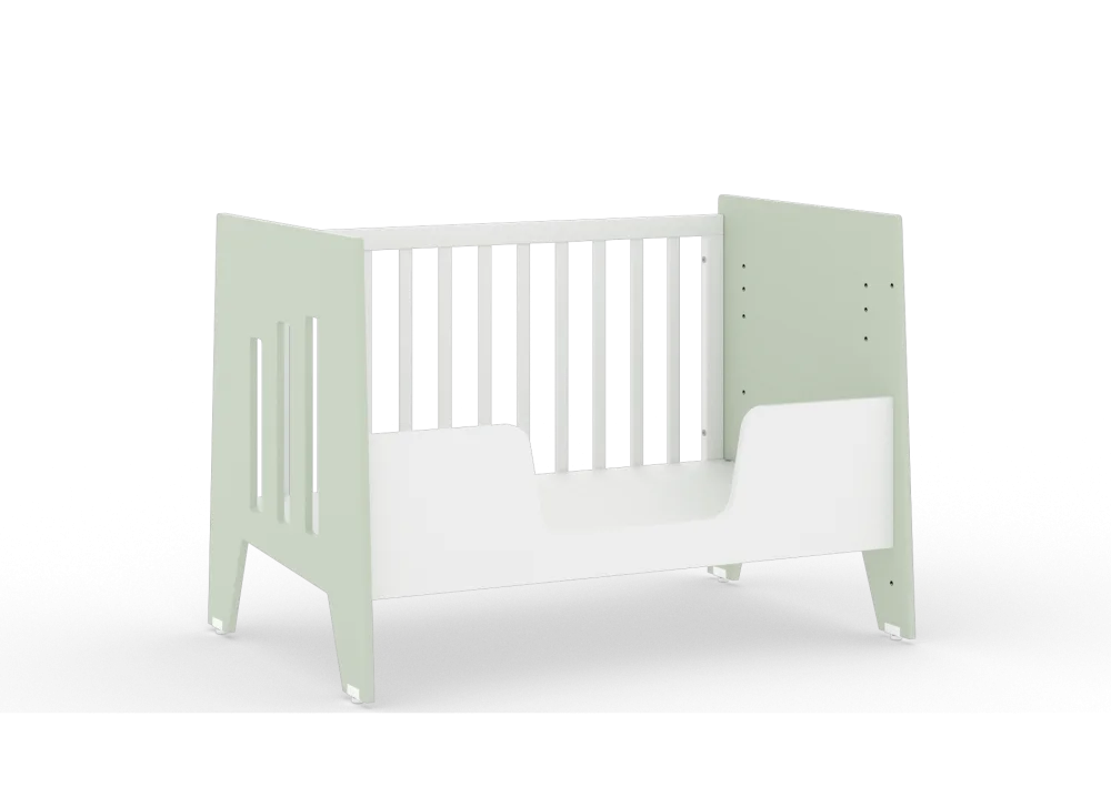 Кроватка-стол Mia белый/шалфей (ANT) | Интернет магазин Масса Мебель