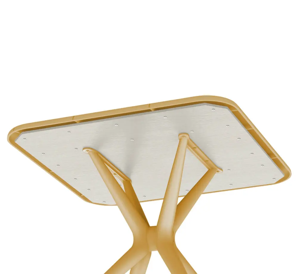 Стол пластиковый квадратный SHT-TU30/TT30 83/83 черный / бук (SHF) снято | Интернет магазин Масса Мебель