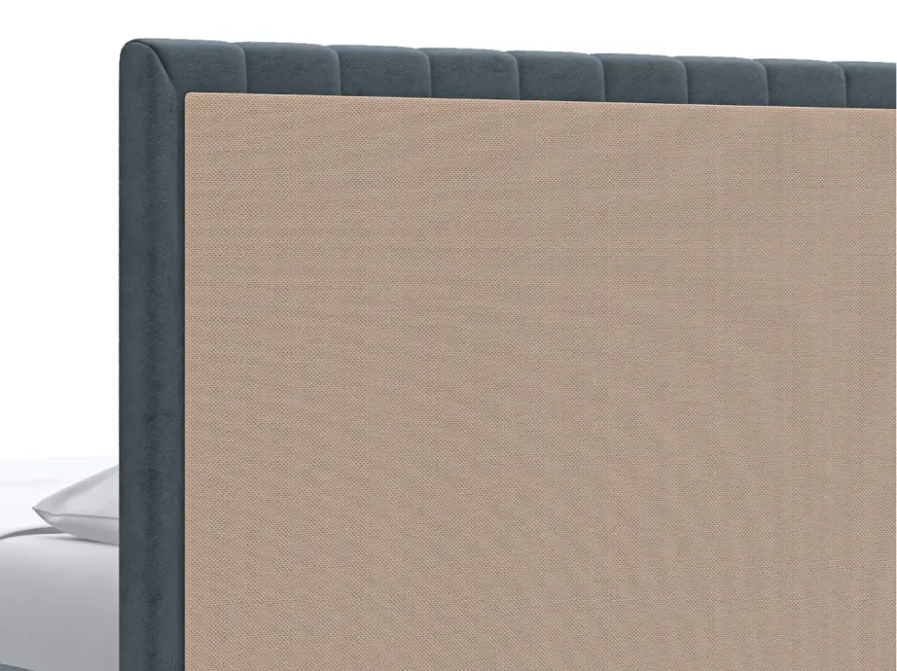 Кровать мягкая двуспальная Саманта 140х200 (MSS) (Серый)