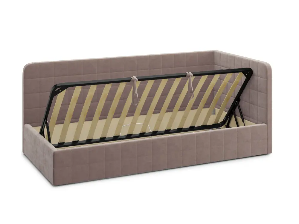 Кровать односпальная Фоджа 120х200 (Светло-коричневый)