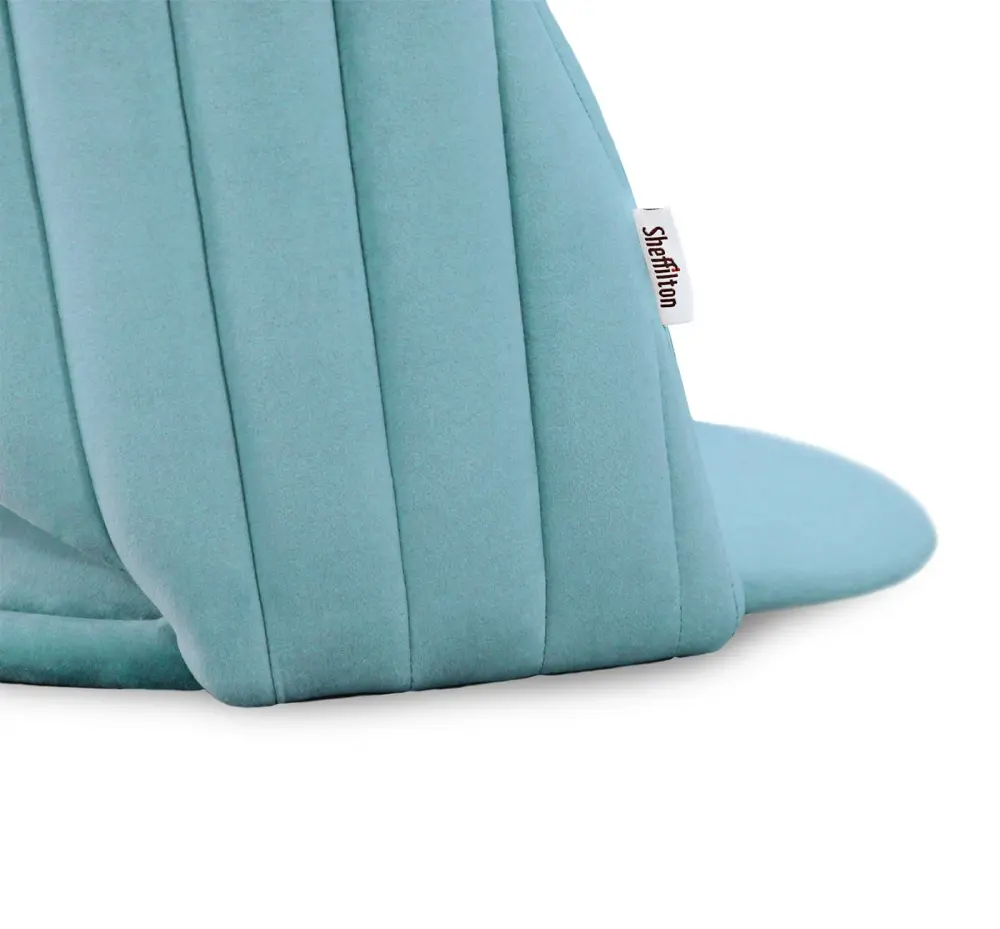 Стул мягкий SHT-ST34-1/S64 голубая пастель / хром лак (SHF) снято - интернет магазин Масса Мебель