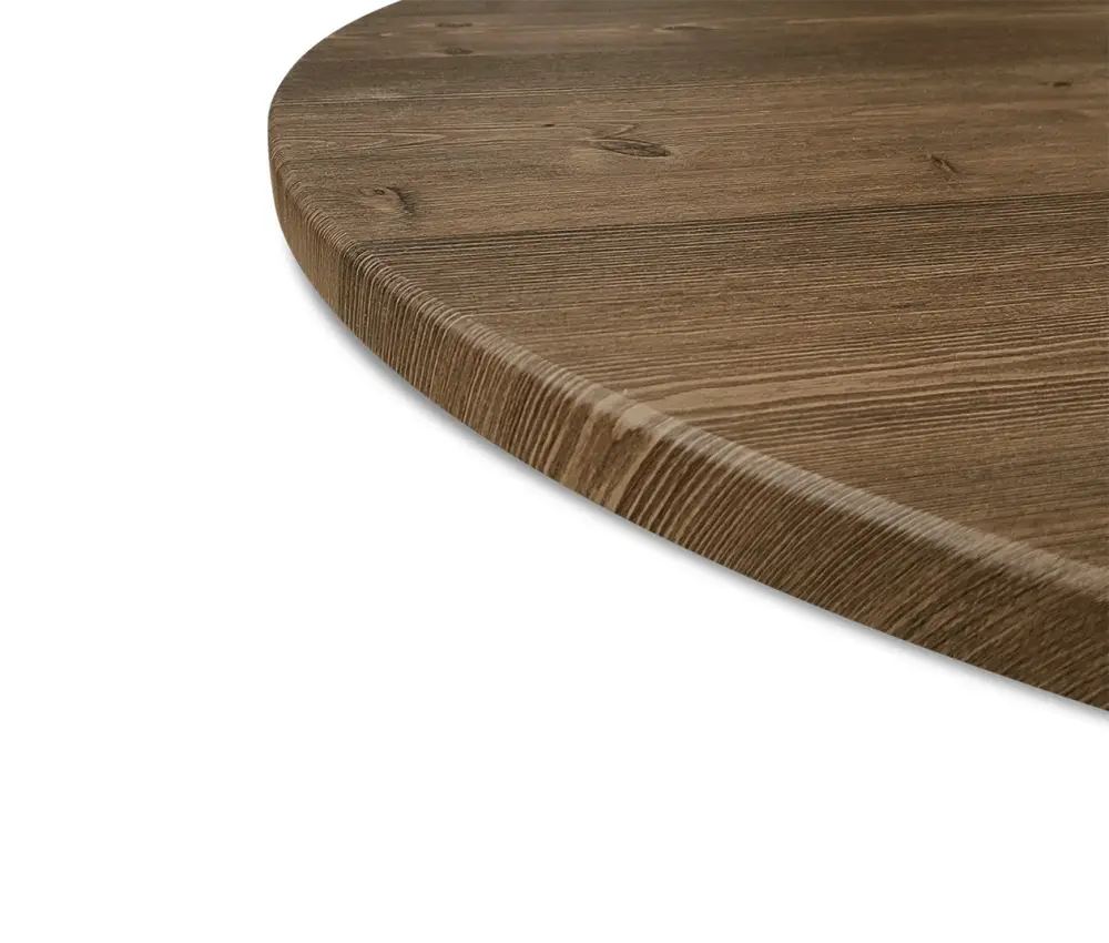 Стол обеденный круглый SHT-TU7-1 d-70 МДФ орех светлый/коричн.муар (цинк)  (SHF) | Интернет магазин Масса Мебель