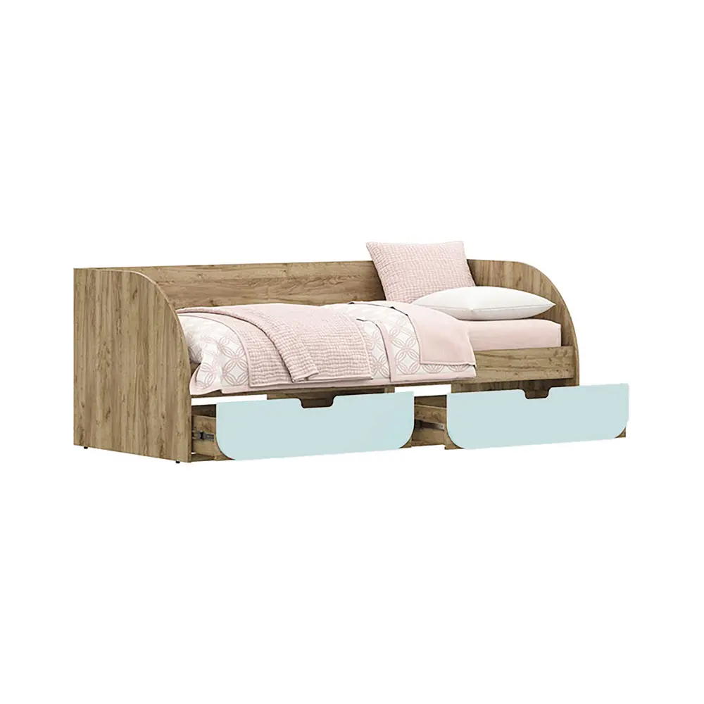 Кровать детская Колибри (Крафт золотой/фисташка) RAU | Интернет магазин Масса Мебель