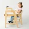 Растущая мебель стол письменный регулируемый Робин Wood KIDS Массив (POP) | Интернет магазин Масса Мебель