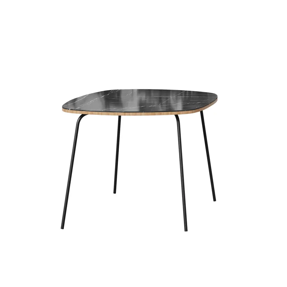 Стол журнальный Тип 2 высокий (Камень Пьетра чёрный) ЛД | Интернет магазин Масса Мебель