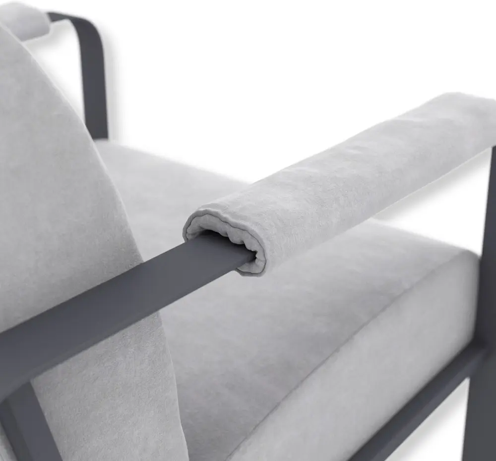 Кресло SHT-AMS1-2 серое утро/антрацит 235746 (SHF) ВЫСТАВОЧНЫЙ ОБРАЗЕЦ | Интернет магазин Масса Мебель