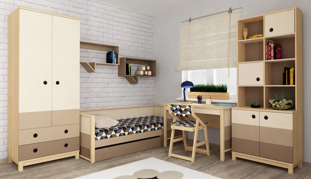 Шкаф двухстворчатый коллекция Робин Wood Лайт (POP) ВЫСТАВОЧНЫЙ ОБРАЗЕЦ 