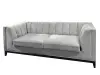 Диван прямой Фенди серый велюр (MAI) Выставочный образец | Интернет магазин Масса Мебель