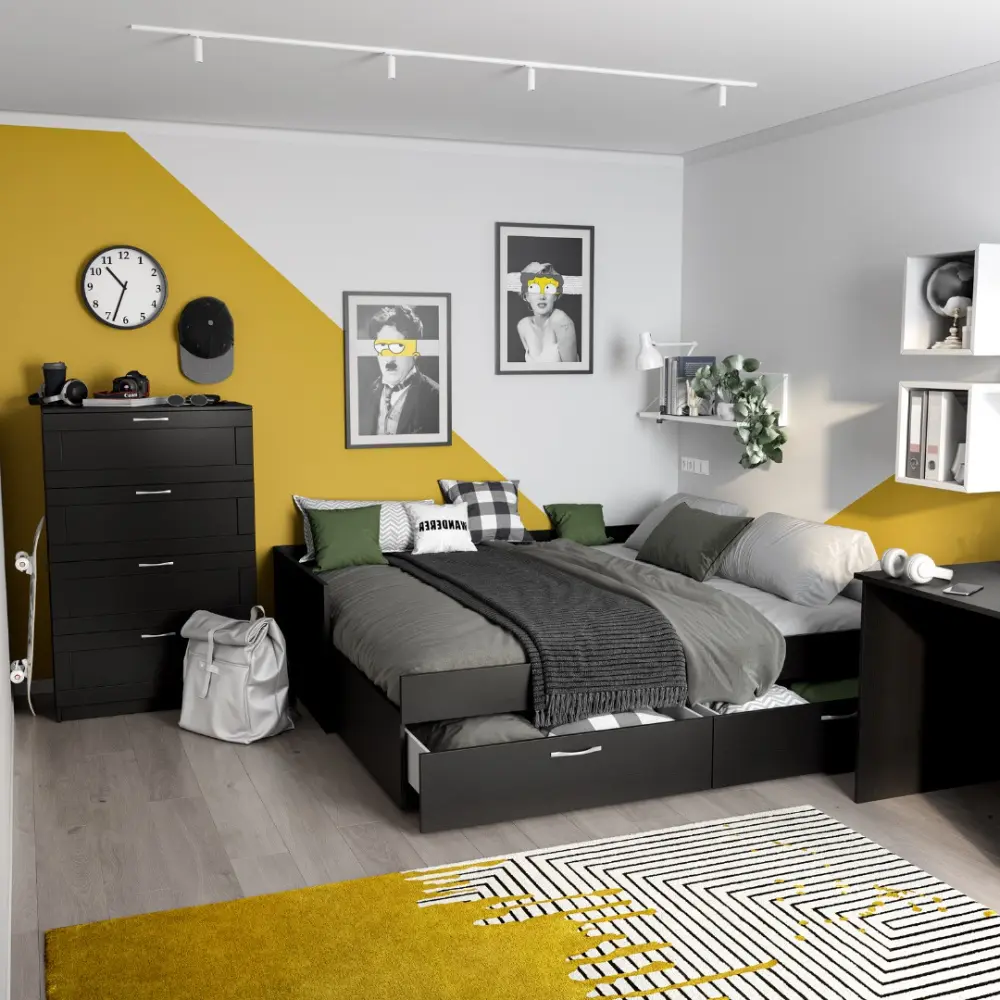 Комод Сириус 4 ящика венге (GL) | Интернет магазин Масса Мебель