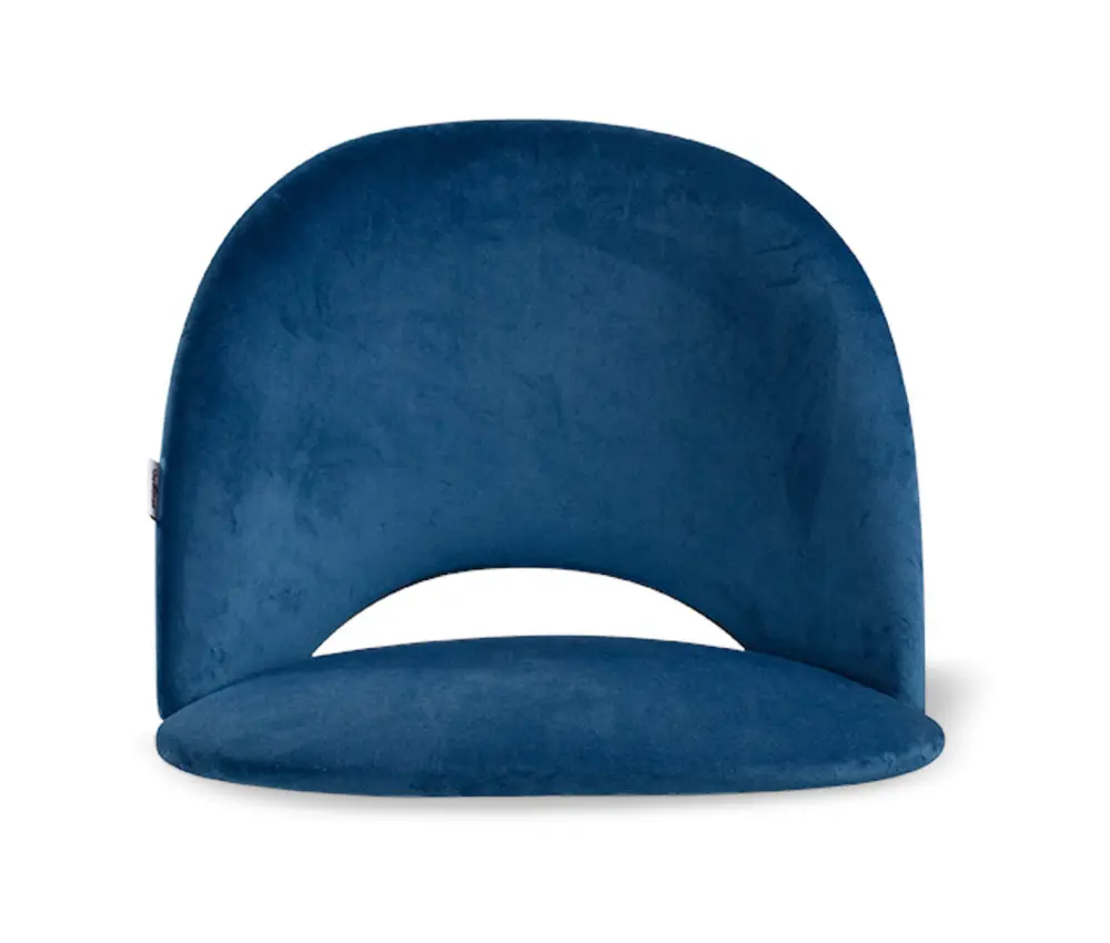 Стул мягкий SHT-ST34/S107 тихий океан / хром лак (SHF) | Интернет магазин Масса Мебель