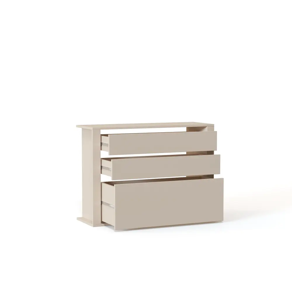 NEO Блок с тремя ящиками 966х696х330 Кроношпан Кашемир 5981 BS - интернет магазин Масса Мебель