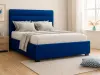 Кровать двуспальная Монца 160х200 (Синий)