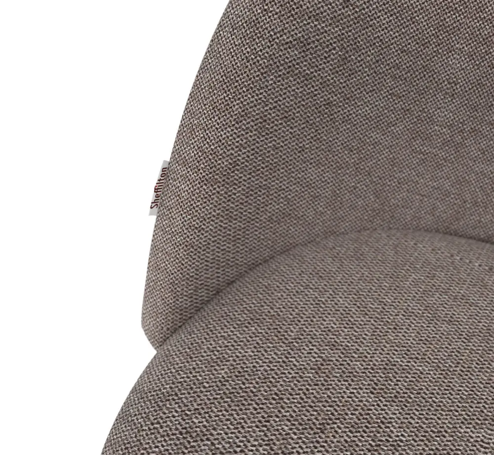 Стул мягкий SHT-ST35/S37 тростниковый сахар / черный муар (SHF) | Интернет магазин Масса Мебель