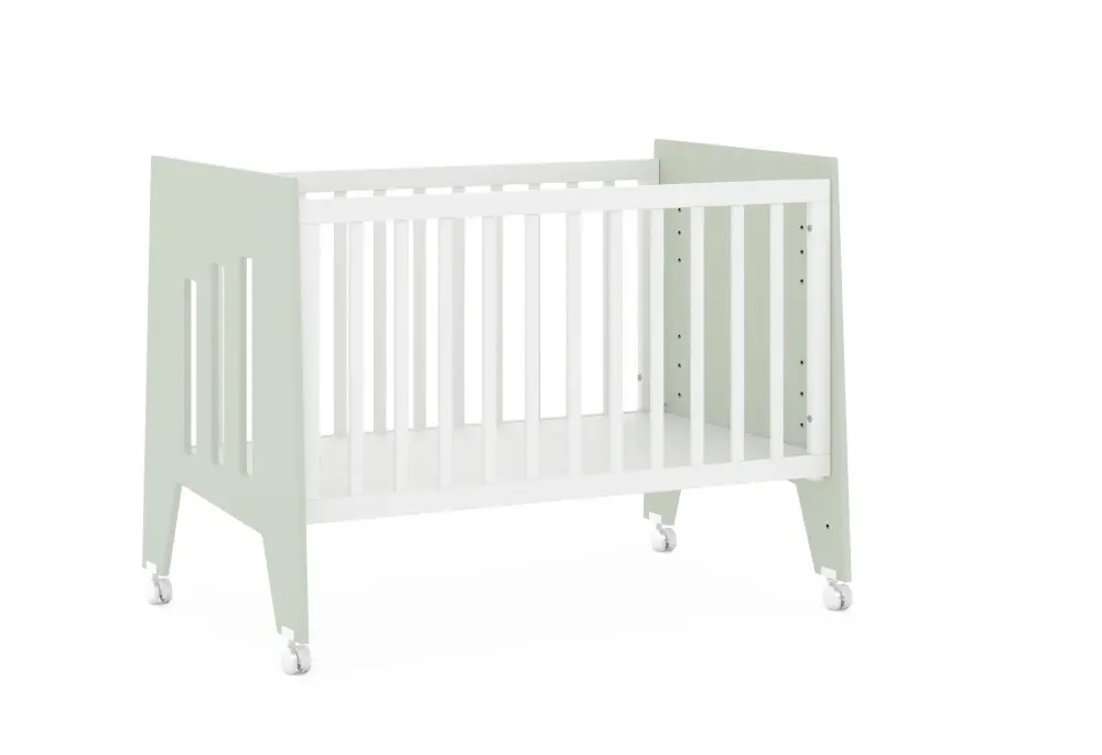 Кроватка-стол Mia белый/шалфей (ANT) | Интернет магазин Масса Мебель