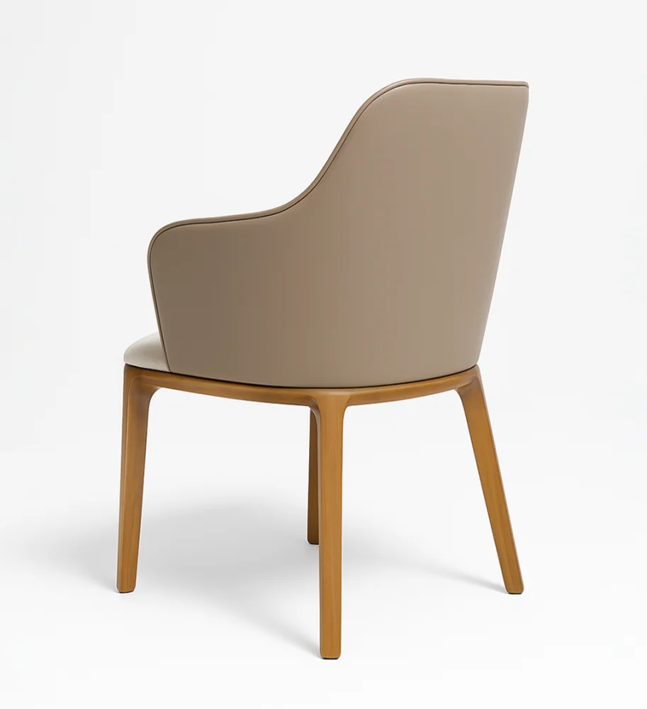 Cтул мягкий Ласкала (Темный Орех /Бежевый)