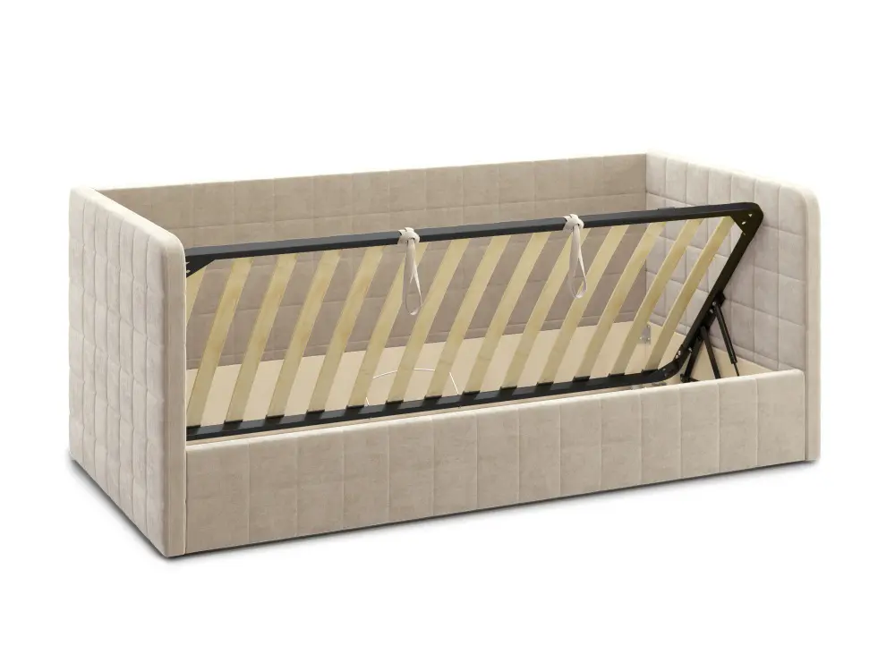 Кровать односпальная Тренто 120х200 (Бежевый)