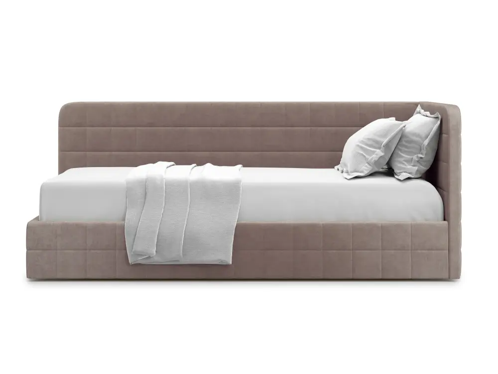 Кровать односпальная Фоджа 120х200 (Светло-коричневый)