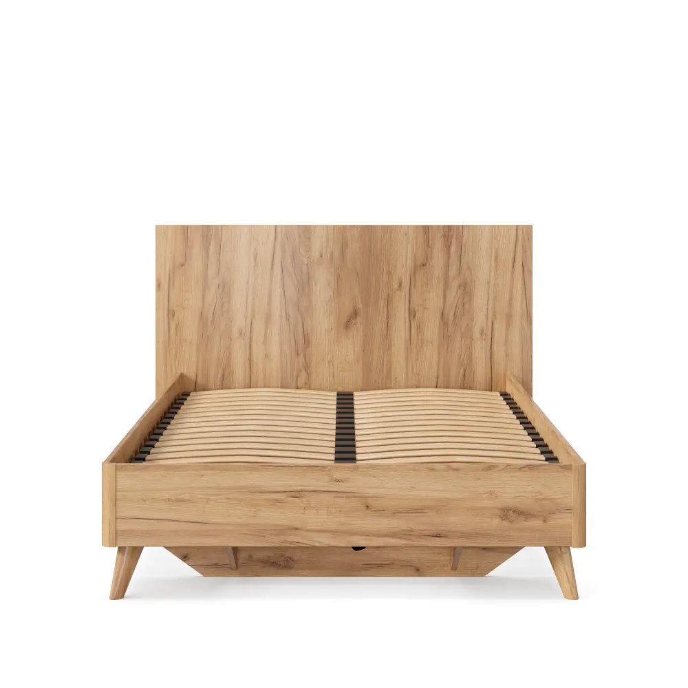 Кровать односпальная 120х200 Марта-2 (Дуб золотой) ЛД | Интернет магазин Масса Мебель