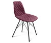 Стул мягкий SHT-ST29-С12/S37 ежевичное вино / черный муар (SHF) снято