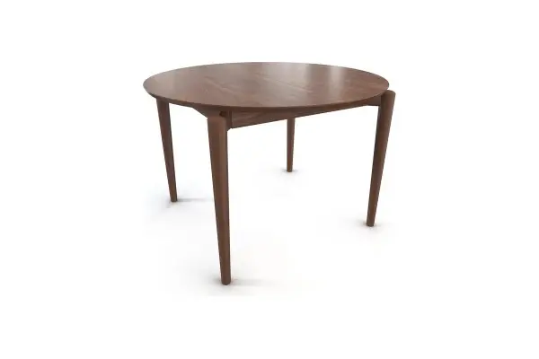 Стол обеденный круглый Морена Светлый Дуб (Темный Орех)