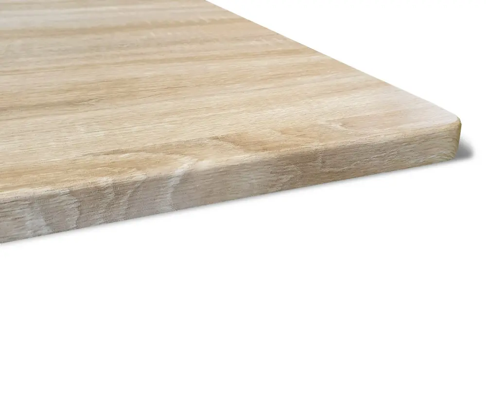 Стол обеденный SHT-TU16/TT 120/80 МДФ прозрачный лак / дуб сонома светлый (SHF) | Интернет магазин Масса Мебель