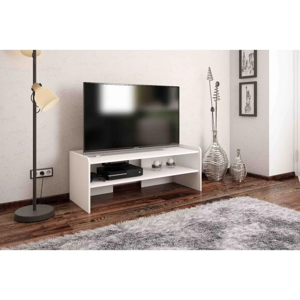 Тумба под ТВ Нота, 1200х460х440, цвет белый | Интернет магазин Масса Мебель