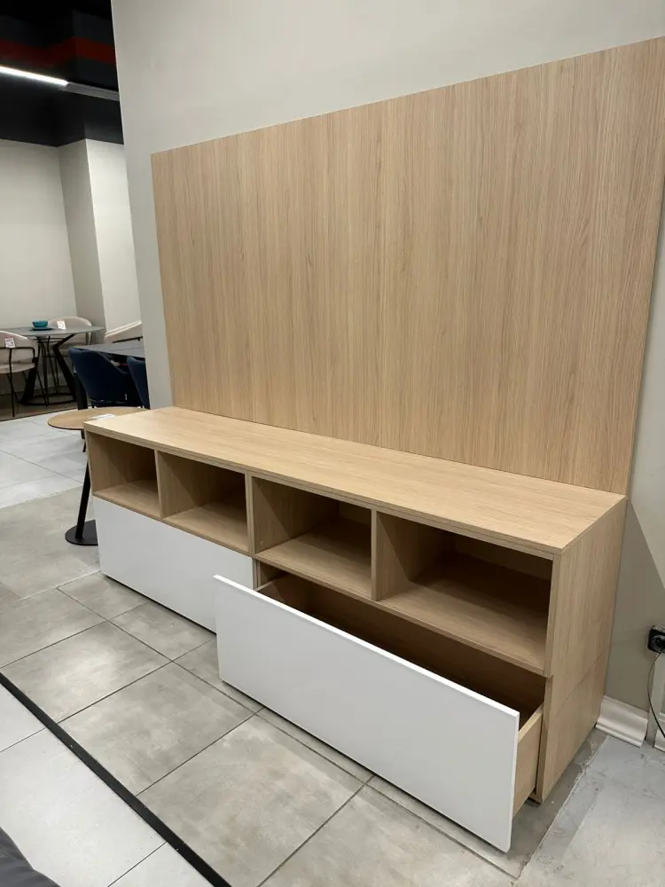 Гостиная MASSA композиция 5 с тумбой ТВ  Выставочный образец - интернет магазин Масса Мебель