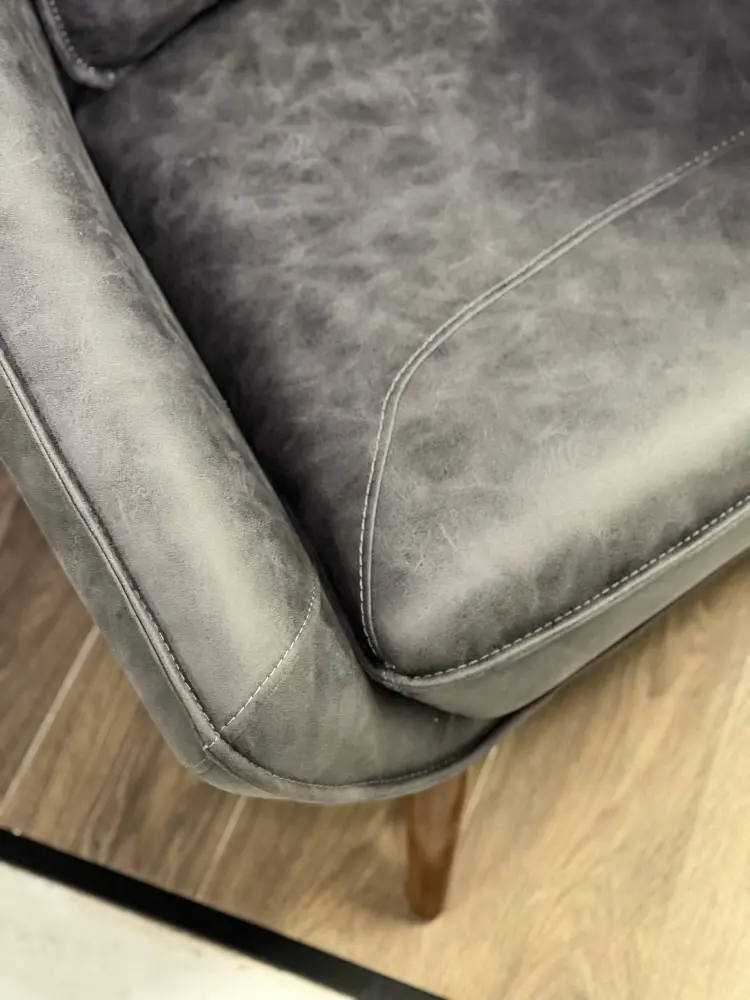 Кресло MONZA эко-замша (Турция) (Серый)